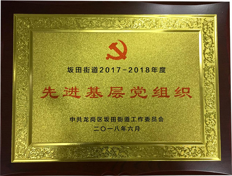 金沙澳门(中国)唯一官方网站公司党支部荣获“先进基层党组织”称号