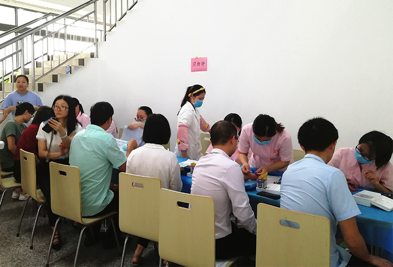金沙澳门(中国)唯一官方网站公司开展2019年员工大型体检活动